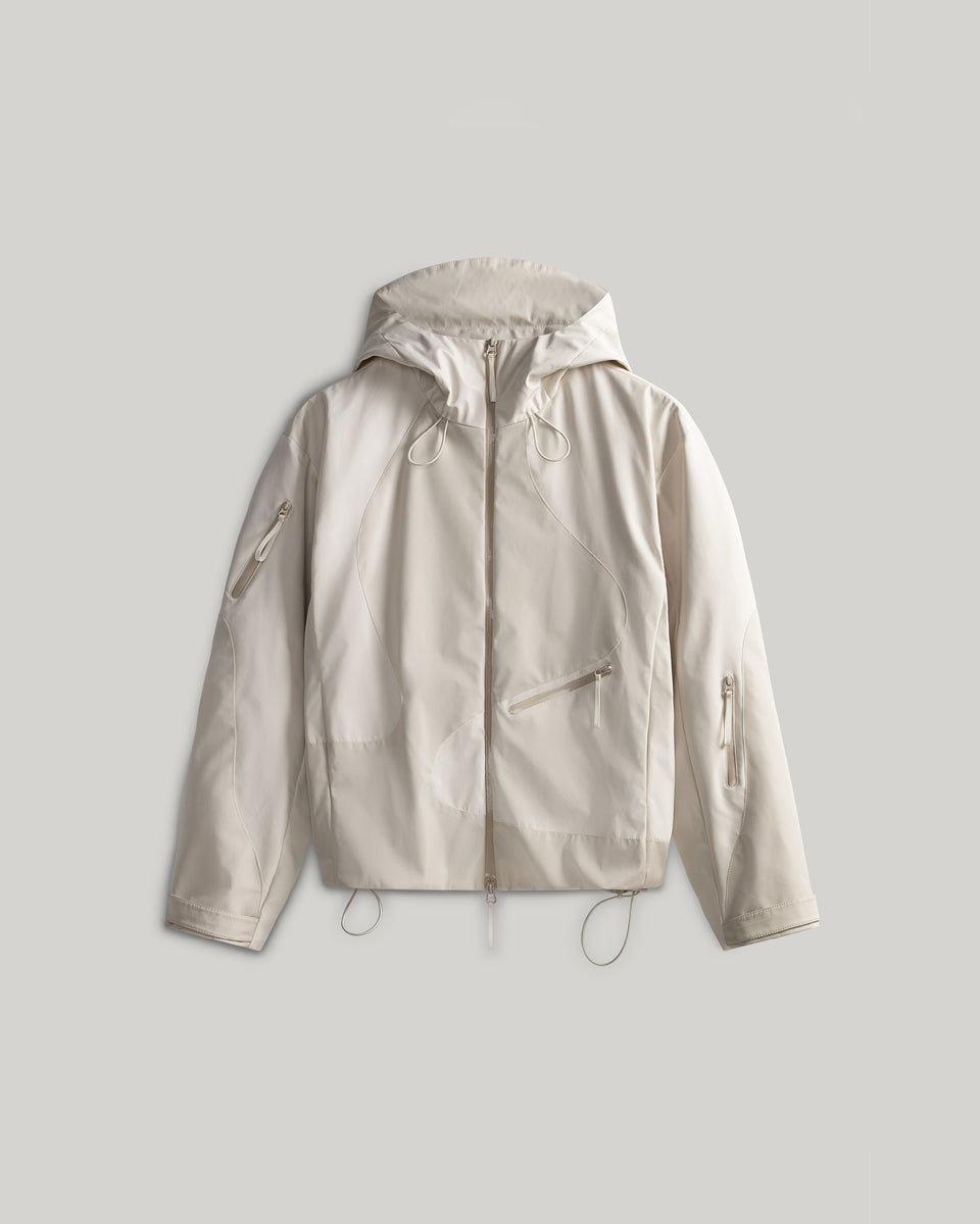 DC Asymmetric Tech Jacket Double Cream