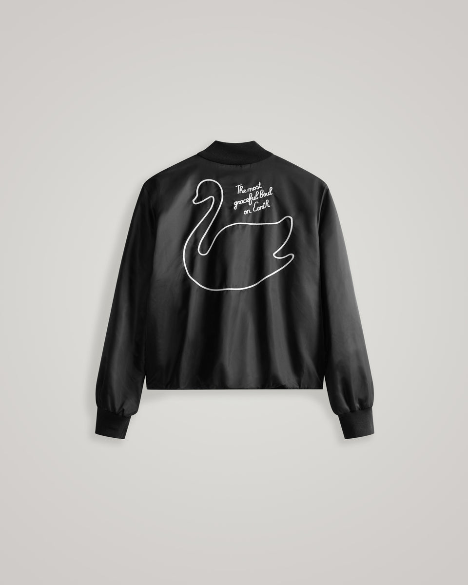 DC Swan Bomber Black
