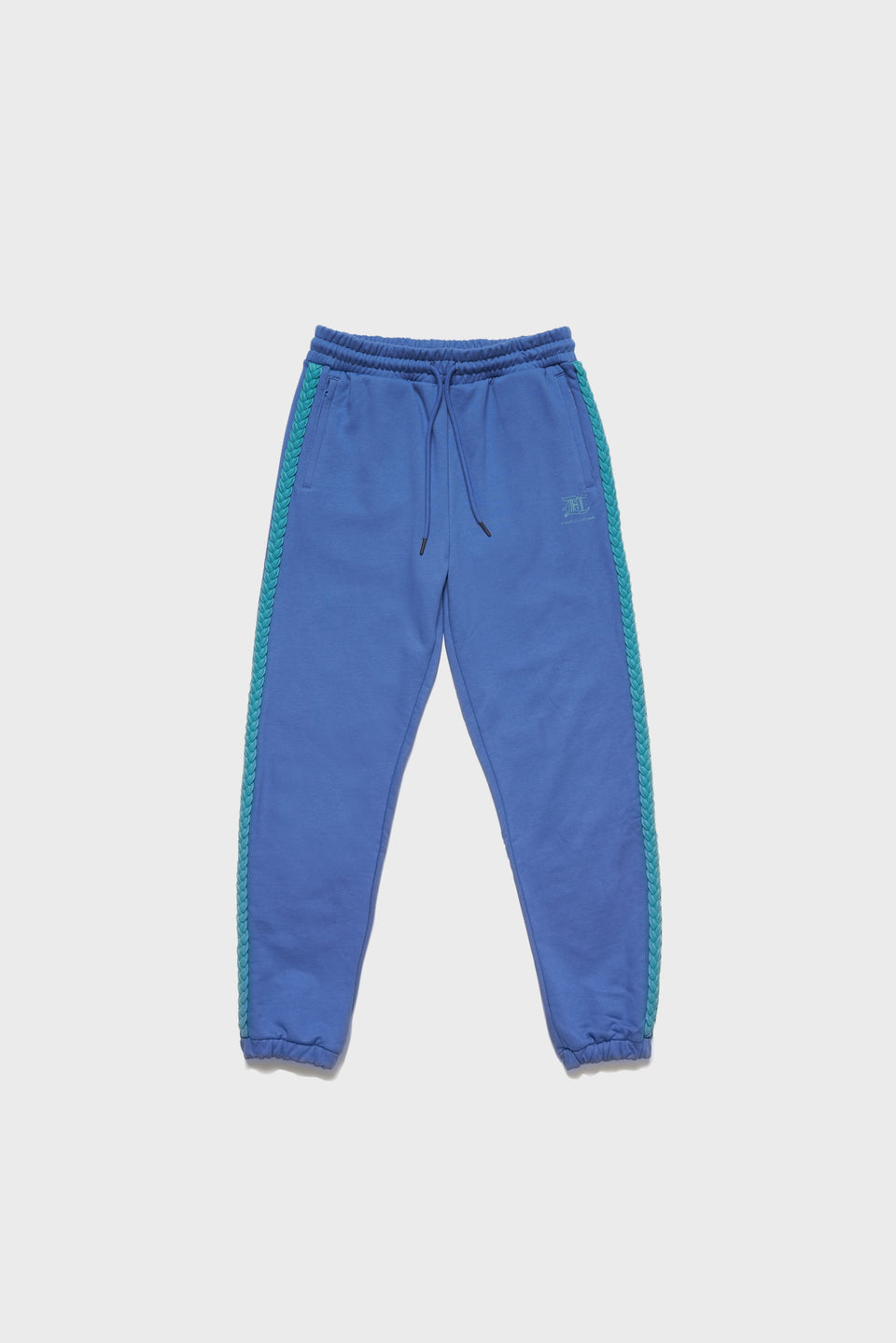 Braided Sweatpants Persian Blue