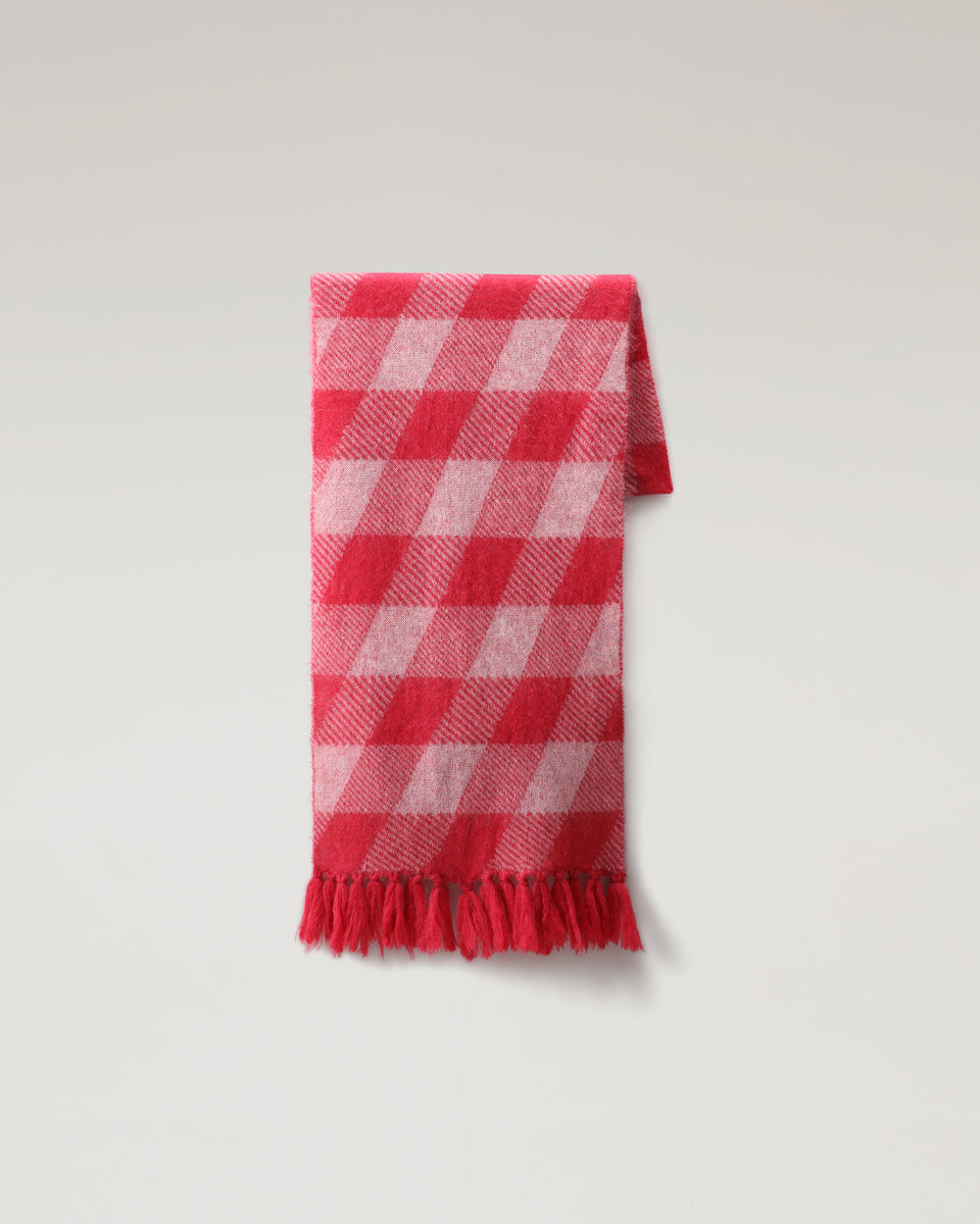 DC Hairy Scarf Cherry Red / Pink