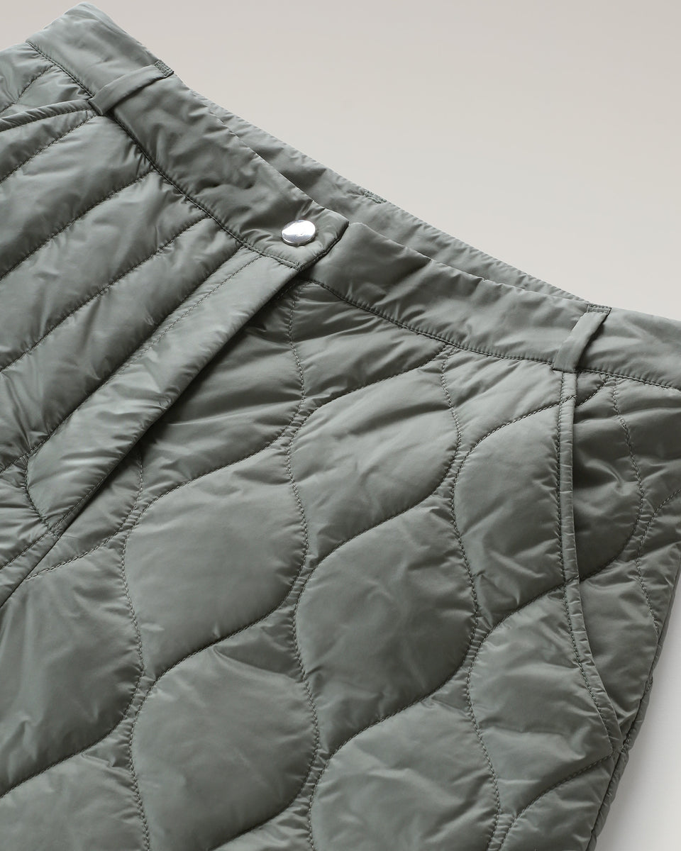 DC Quilted Trousers Thyme Green