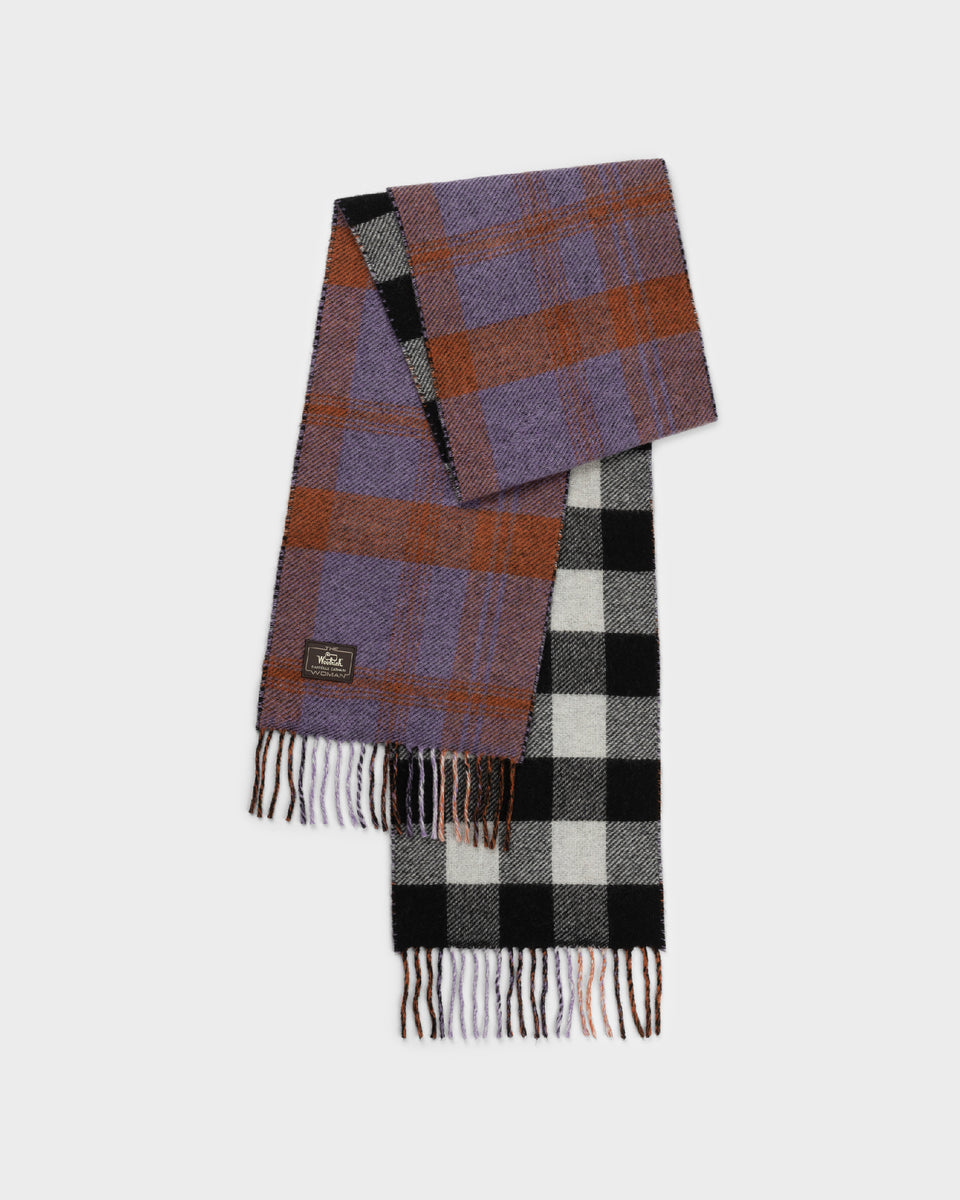 DC Double-sided Scarf Multicolor Check