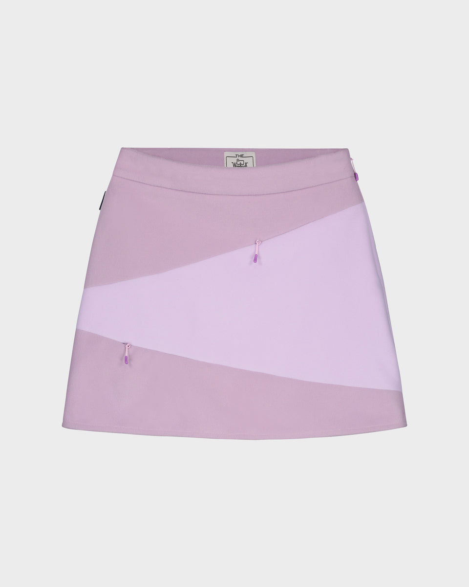 DC Pocket Skirt Two-toned Lavender